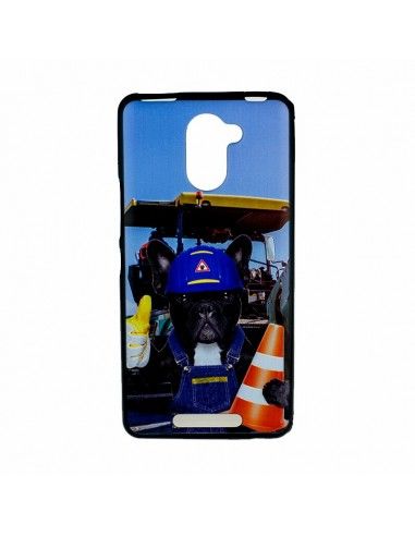 Carcasa TPU BQ Aquaris U Plus diseño Perro Obrero