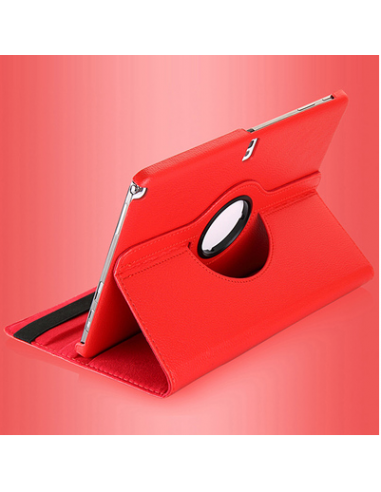 Funda soporte giratorio Samsung Galaxy Note Tab 2014 10,1 pulgadas (P600-P601-P605) roja