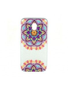 Carcasa TPU purpurina Samsung J730 Galaxy J7 (2017) diseño Estrella Mandala