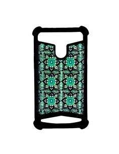 FUNDA SILICONA UNIVERSAL DISEÑO REFORZADA 5" - 5,5" NEGRA AZULEJOS