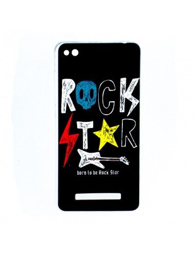 Carcasa TPU Samsung A320 Galaxy A3 (2017) diseño Rock Star