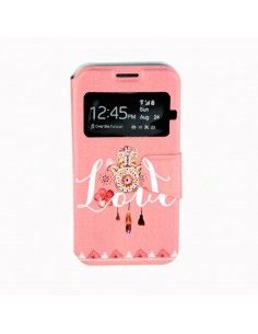 Funda libro soporte TPU Samsung J330 Galaxy J3 (2017) diseño Love Mandala