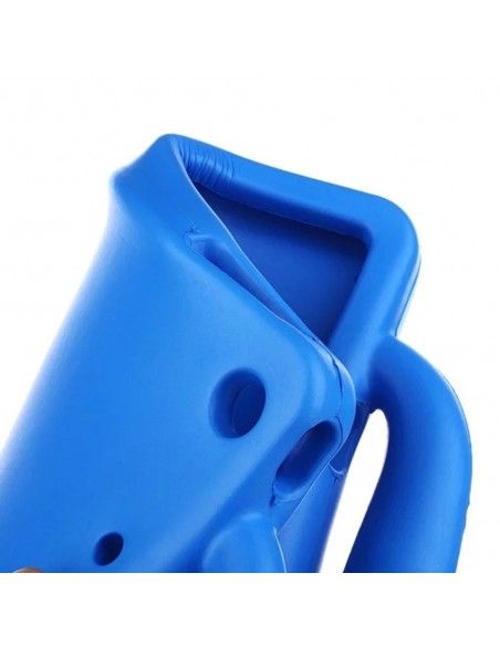 Funda tablet infantil asas goma tamaño iPad 2 / iPad 3 / iPad 4 azul