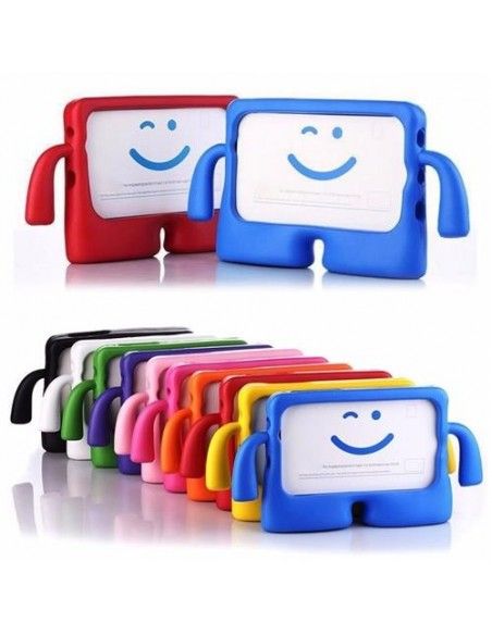 Funda tablet infantil asas goma tamaño iPad 2 / iPad 3 / iPad 4 azul