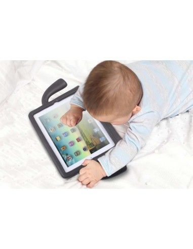 FUNDA TABLET INFANTIL ASAS GOMA IPAD 2 / IPAD 3 / IPAD 4 AZUL