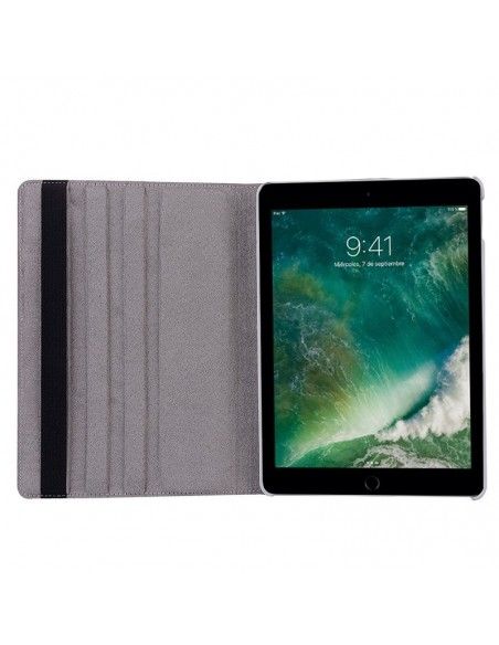 Funda soporte giratorio iPad Pro 10,5 pulg / iPad Air 2019 (3ª gen.) polipiel plata