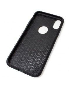 Carcasa aluminio cama TPU iPhone X / XS azul 2