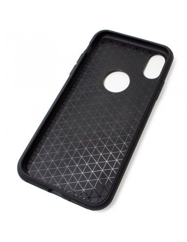 Carcasa aluminio cama TPU iPhone X / XS azul