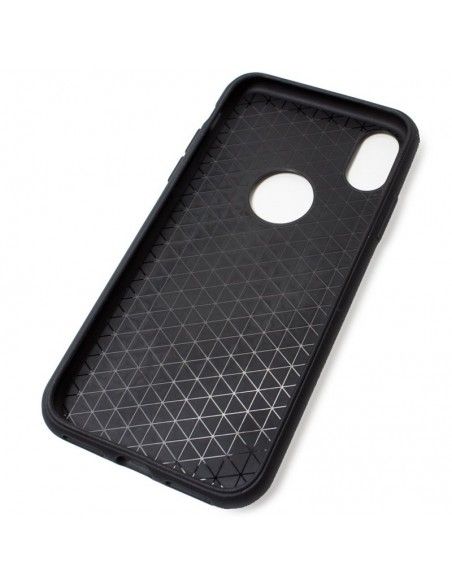 Carcasa aluminio cama TPU iPhone X / XS azul