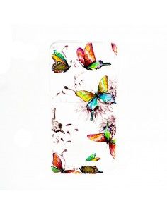 Carcasa TPU transparente Samsung A320 Galaxy A3 (2017) diseño Mariposas