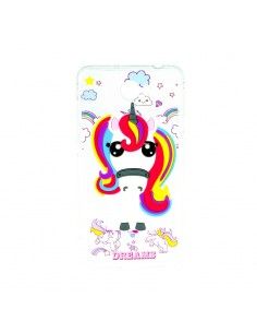 Carcasa TPU transparente Huawei Y5 II / Y6 II Compact diseño Unicorn Dreams 3D