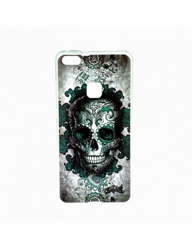 Carcasa TPU Huawei P10 Lite diseño Calavera Verde