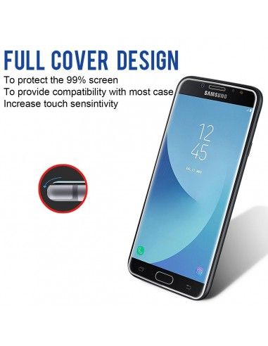 Protector pantalla vidrio templado Samsung J730 Galaxy J7 (2017) (3D transparente)