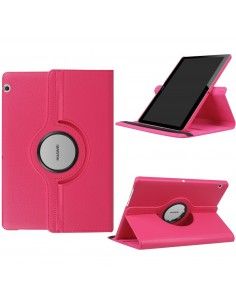 Funda soporte giratorio tablet Huawei MediaPad T3 10,1" pulgadas rosa