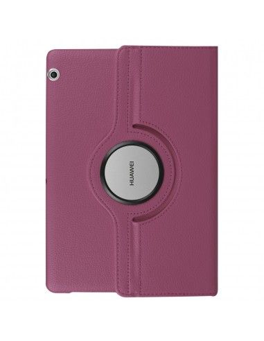 Funda soporte giratorio tablet Huawei MediaPad T3 9,6" pulgadas morada