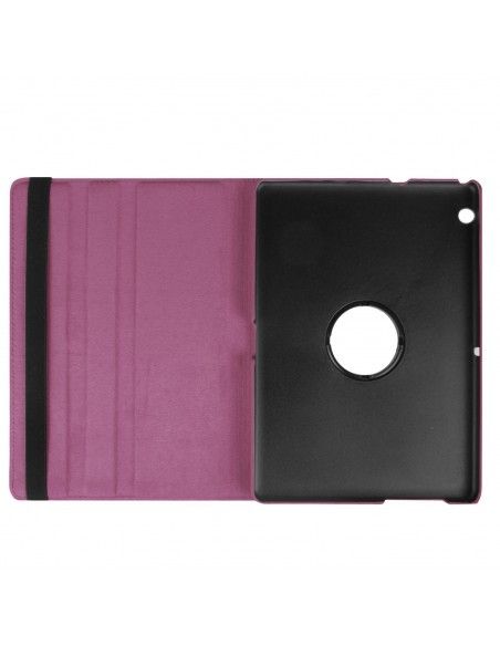 Funda soporte giratorio tablet Huawei MediaPad T3 9,6" pulgadas morada