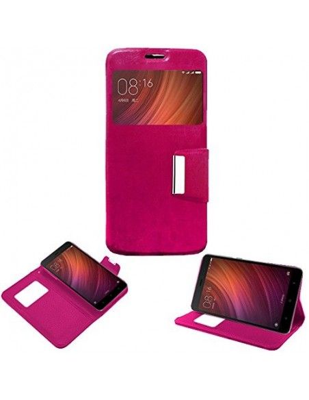 Funda libro soporte TPU Xiaomi Redmi Note 4 / Note 4X rosa