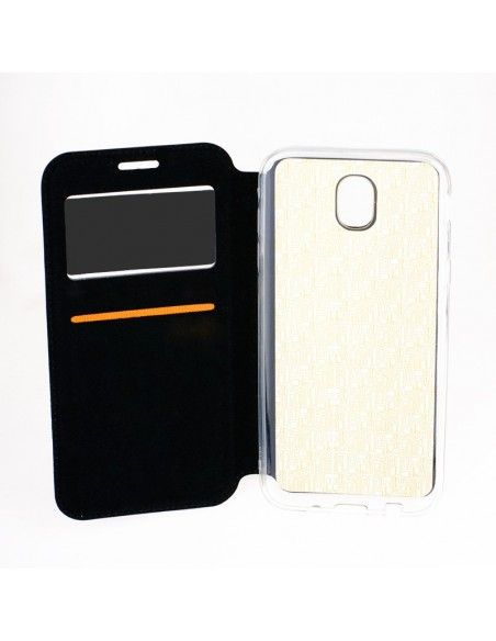 Funda libro soporte imán TPU ventana Xiaomi Redmi 4A negra