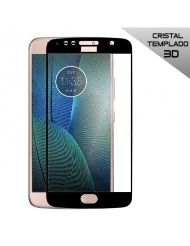 Protector pantalla vidrio templado Motorola Moto G5S Plus (3D negro)