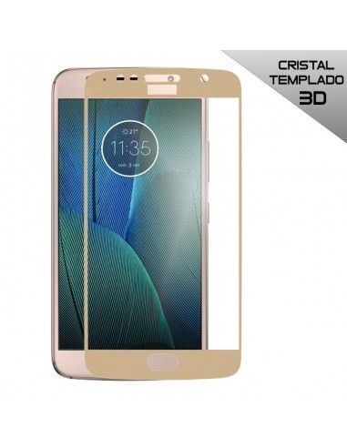 Protector vidrio templado Motorola Moto G5S Plus (3D dorado)