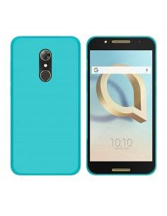 Funda gel TPU mate Alcatel A7 (5090) turquesa