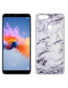 Carcasa TPU transparente Huawei Honor 7X diseño Mármol blanco