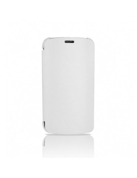 FUNDA LIBRO FLIP COVER ORIGINAL DROXIO A47 BLANCA