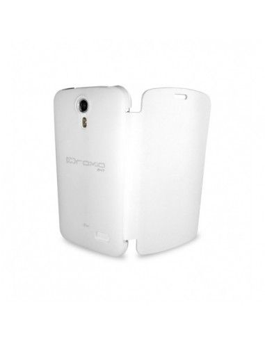 FUNDA LIBRO FLIP COVER ORIGINAL DROXIO A47 BLANCA
