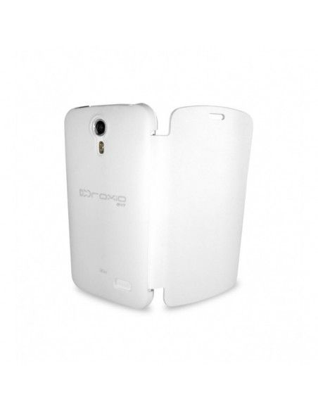 FUNDA LIBRO FLIP COVER ORIGINAL DROXIO A47 BLANCA