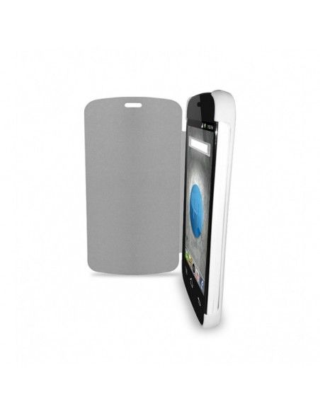 FUNDA LIBRO FLIP COVER ORIGINAL DROXIO A47 BLANCA