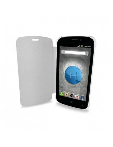 FUNDA LIBRO FLIP COVER ORIGINAL DROXIO A47 BLANCA
