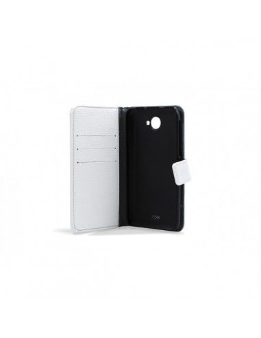 FUNDA LIBRO CARTERA CARCASA DROXIO B51 BLANCO