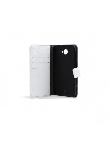 FUNDA LIBRO CARTERA CARCASA DROXIO B51 BLANCO