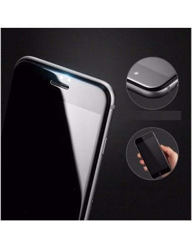 Protector pantalla vidrio templado iPhone 7 Plus / 8 Plus (Full 4D blanco)