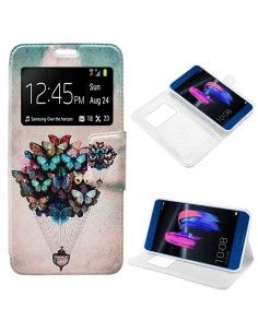 Funda libro soporte TPU Huawei Honor 9 diseño Mariposas