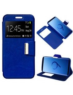 Funda libro soporte TPU Samsung G960 Galaxy S9 azul