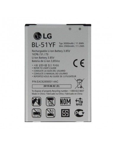 Bateria original LG G4 / G4 Stylus (BL-51YF) suelta (Bulk)