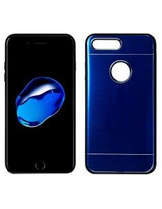 Carcasa aluminio cama TPU iPhone 7 Plus / iPhone 8 Plus azul