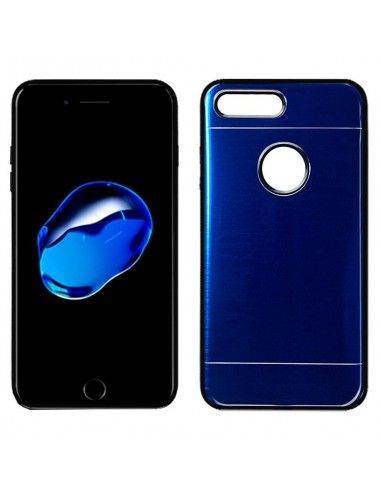 Carcasa aluminio cama TPU iPhone 7 Plus / iPhone 8 Plus azul