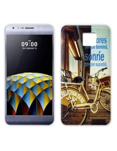 Carcasa LG X Cam Dibujos Bike