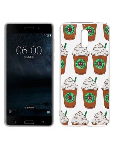 Carcasa Nokia 6 Clear Coffee