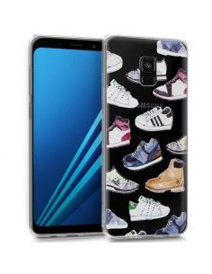 Carcasa Samsung A530 Galaxy A8 (2018) Clear Zapatillas