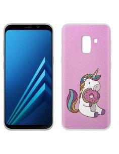 Carcasa Samsung A530 Galaxy A8 (2018) Dibujos Unicornio