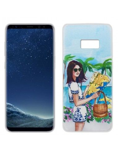 Carcasa TPU Samsung G955 Galaxy S8 Plus diseño Travel