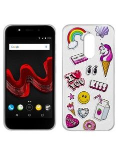 Carcasa TPU Wiko Wim Lite diseño Kiss