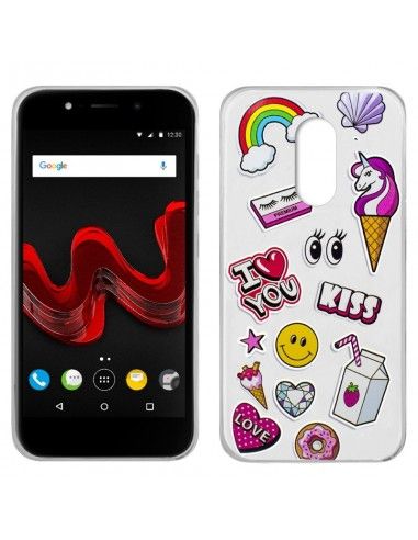 Carcasa TPU Wiko Wim Lite diseño Kiss