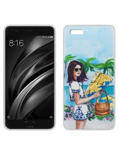 Carcasa Xiaomi Mi6 Dibujos Travel