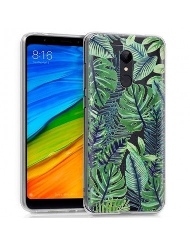 Carcasa TPU transparente Xiaomi Redmi 5 diseño Tropical