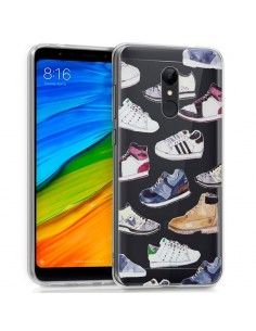 Carcasa TPU transparente Xiaomi Redmi 5 diseño Zapatillas