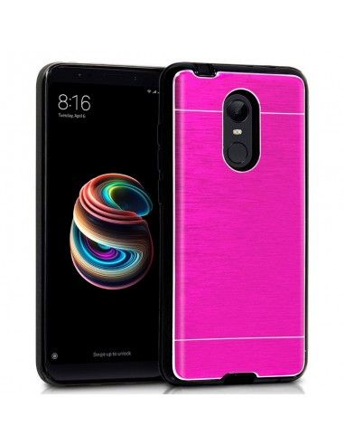 Carcasa aluminio cama TPU Xiaomi Redmi 5 Plus rosa